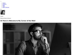 Dante Portfolio & Blog Site with Astro screenshot